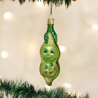 Two Peas In A Pod Ornament  |  Food & Drink Food & Drink Food & Drink