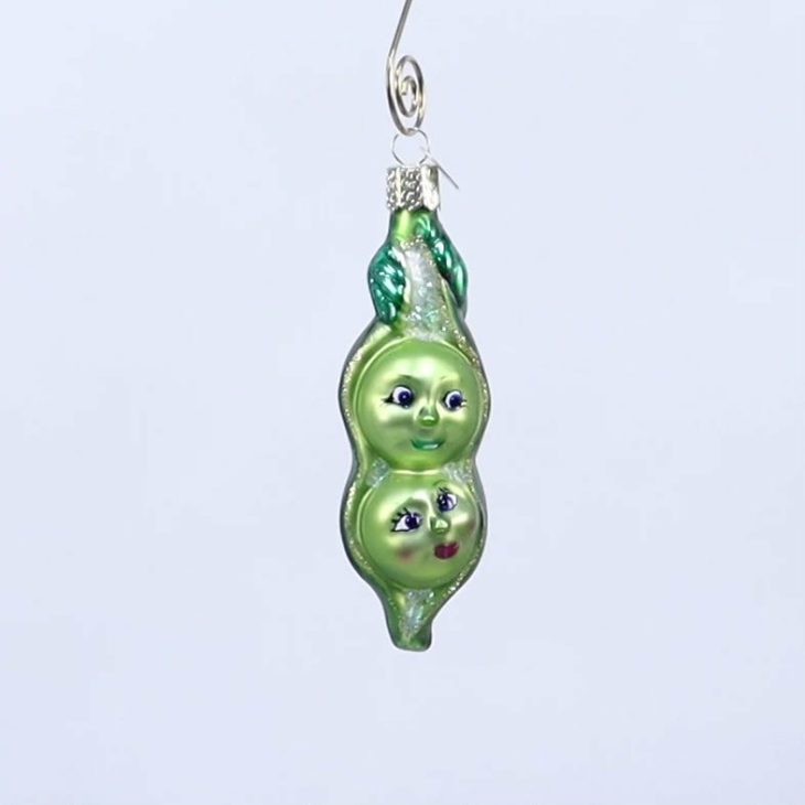 Two Peas In A Pod Ornament  |  Food & Drink Food & Drink Food & Drink