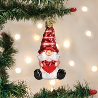 Valentine Gnome Ornament  |  Outdoor Outdoor Outdoor