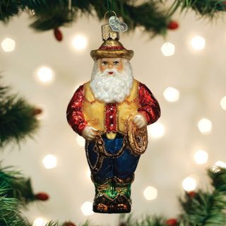 Western Santa Ornament  |  Western Western Western