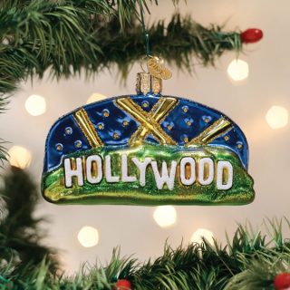 Hollywood Sign Ornament  |  Travel Travel Travel