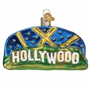 Hollywood Sign Ornament  |  Travel Travel Travel