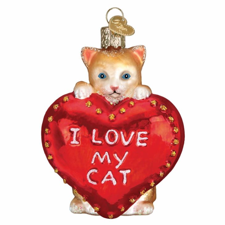 I Love My Cat Ornament  |  Animals & Pets Animals & Pets Animals & Pets