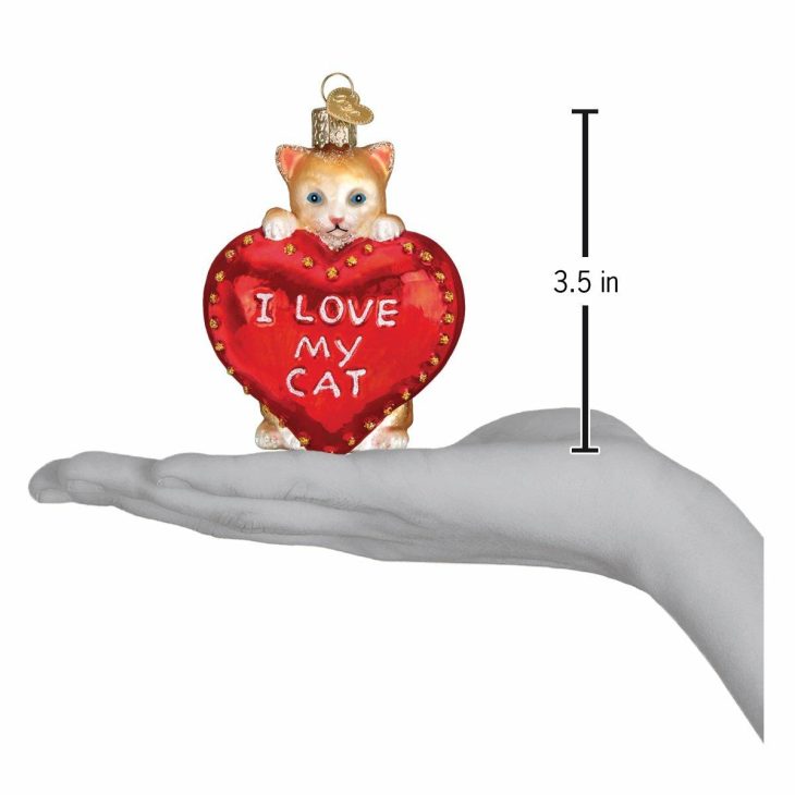 I Love My Cat Ornament  |  Animals & Pets Animals & Pets Animals & Pets